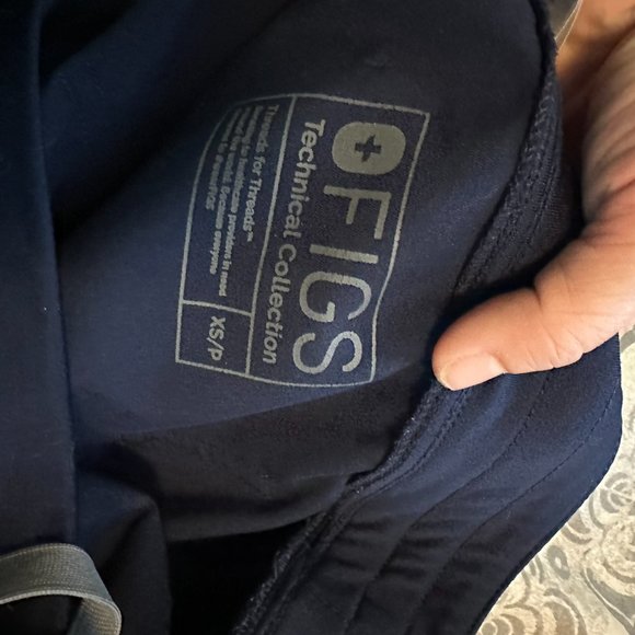 Figs zamora scrubs pants xsp  navy - Picture 2 of 2